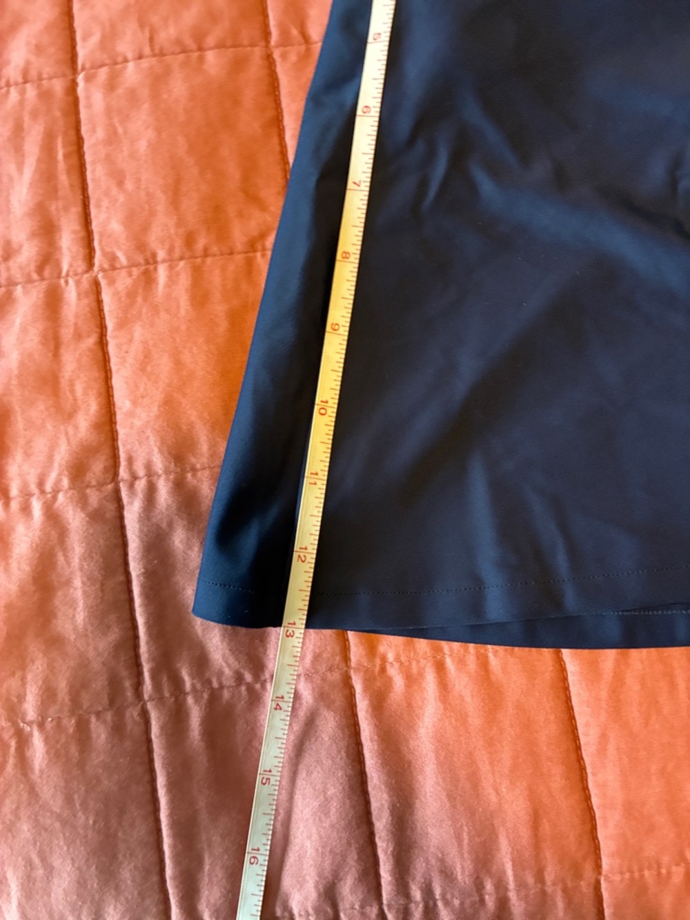 Navy Athletic Skirt  swim bottoms with Built-In Shorts NWT - Picture 4 of 5